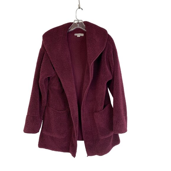 Koolaburra By Ugg S Berry Sherpa Fleece Open Cardigan Coat Oversized REE10683 - Picture 8 of 8